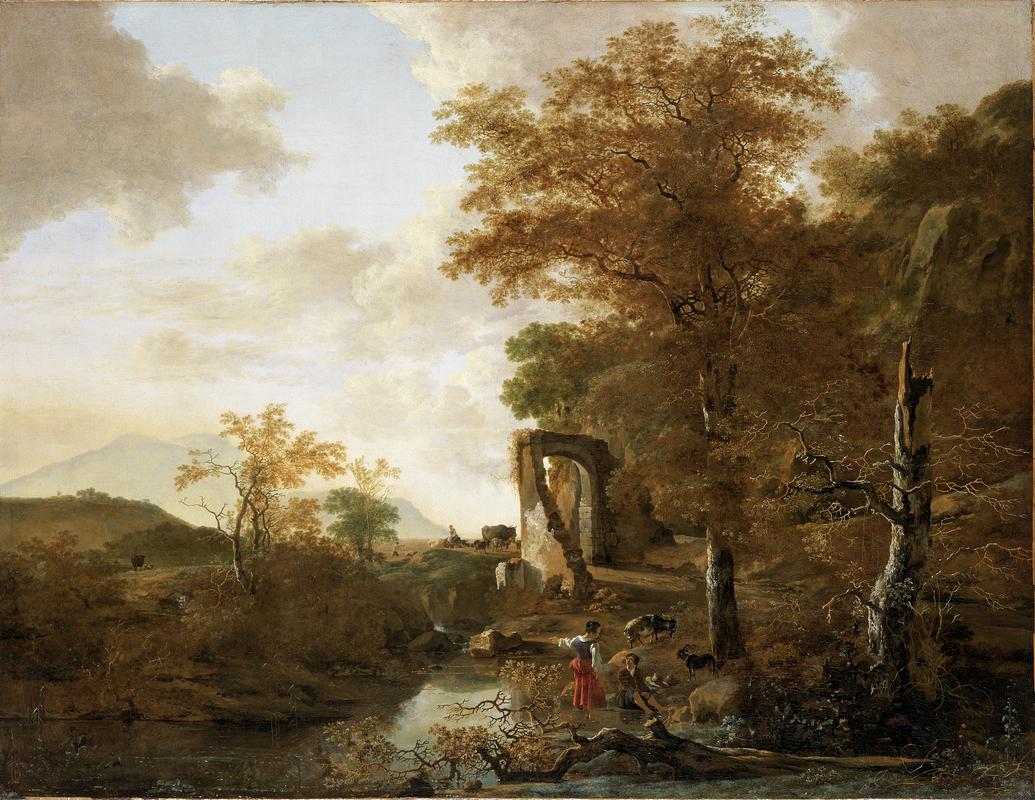 Landscape with Arched Gateway