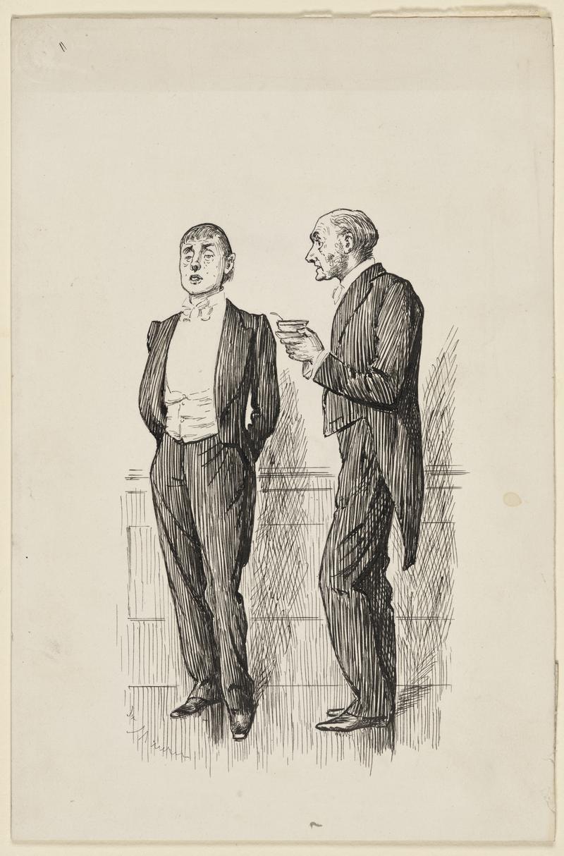 Two Men Conversing