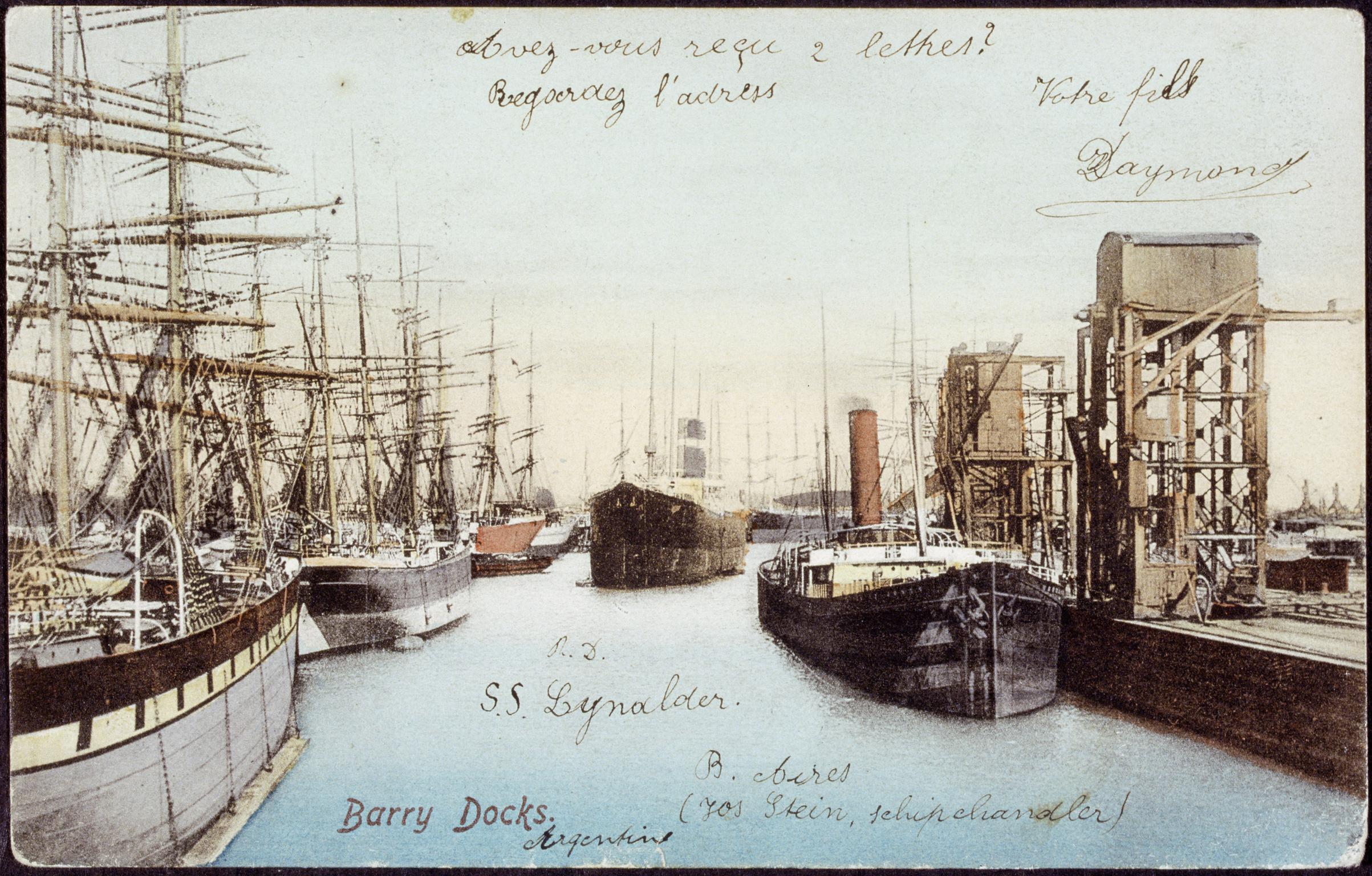 Barry Docks (postcard)