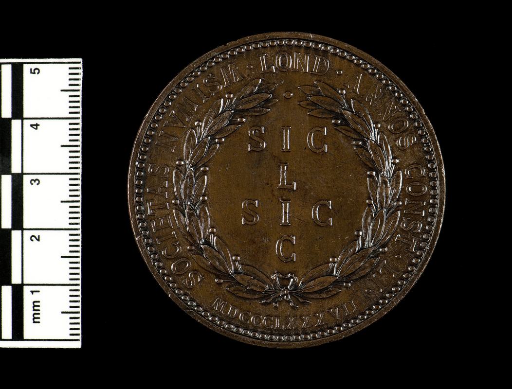 Medal; Numismatic Society of London 1887
