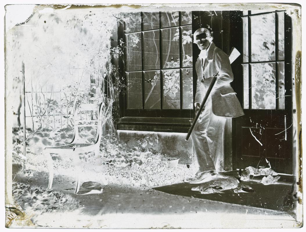 Johnny Llewelyn, glass negative