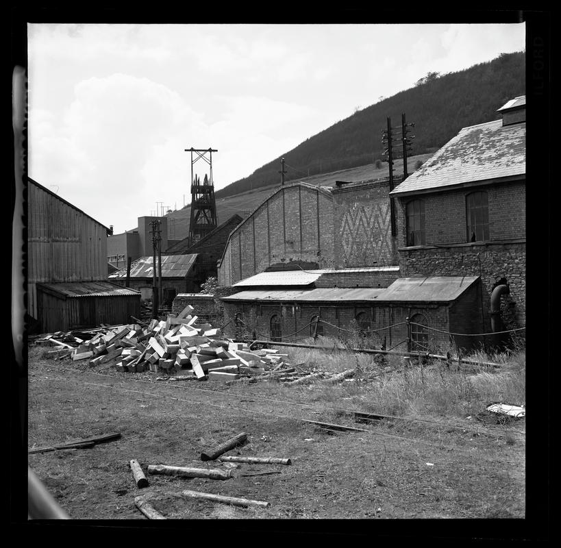 Cwmtillery Colliery, film negative