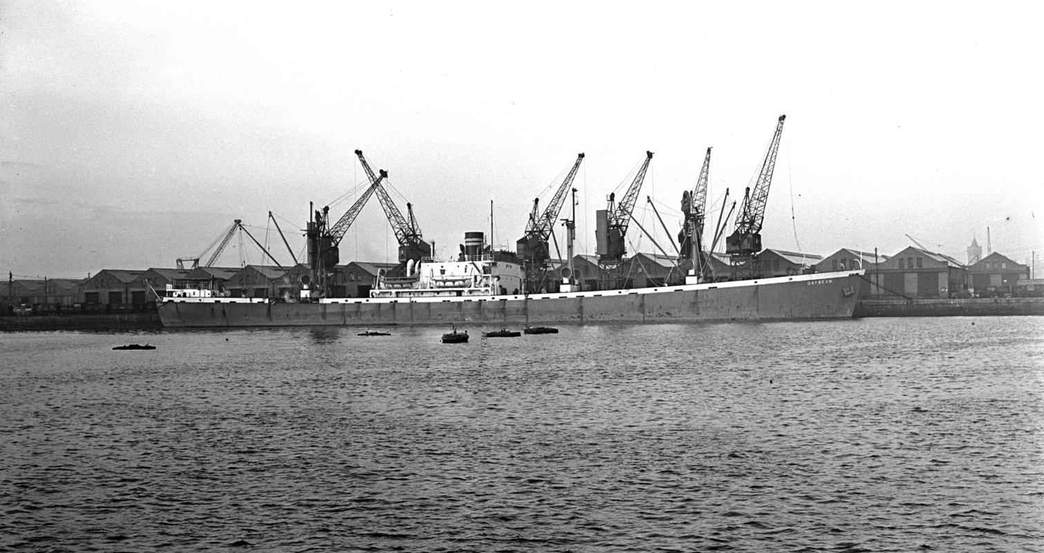 S.S. DAY BEAM, glass negative