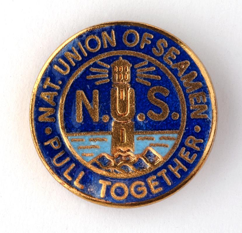 Lapel badge "National Union of Seamen"