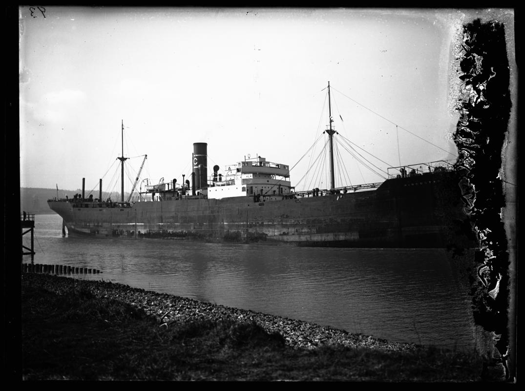 S.S. HINDUSTAN, glass negative