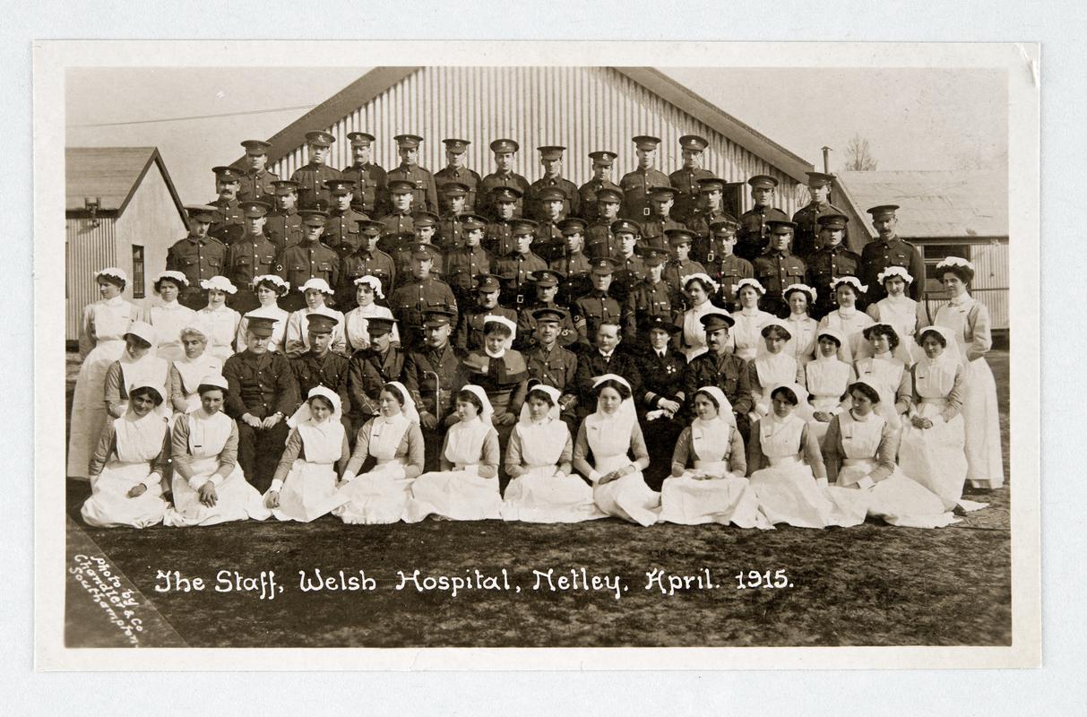 The staff of the 'Welsh Hospital' Netley.