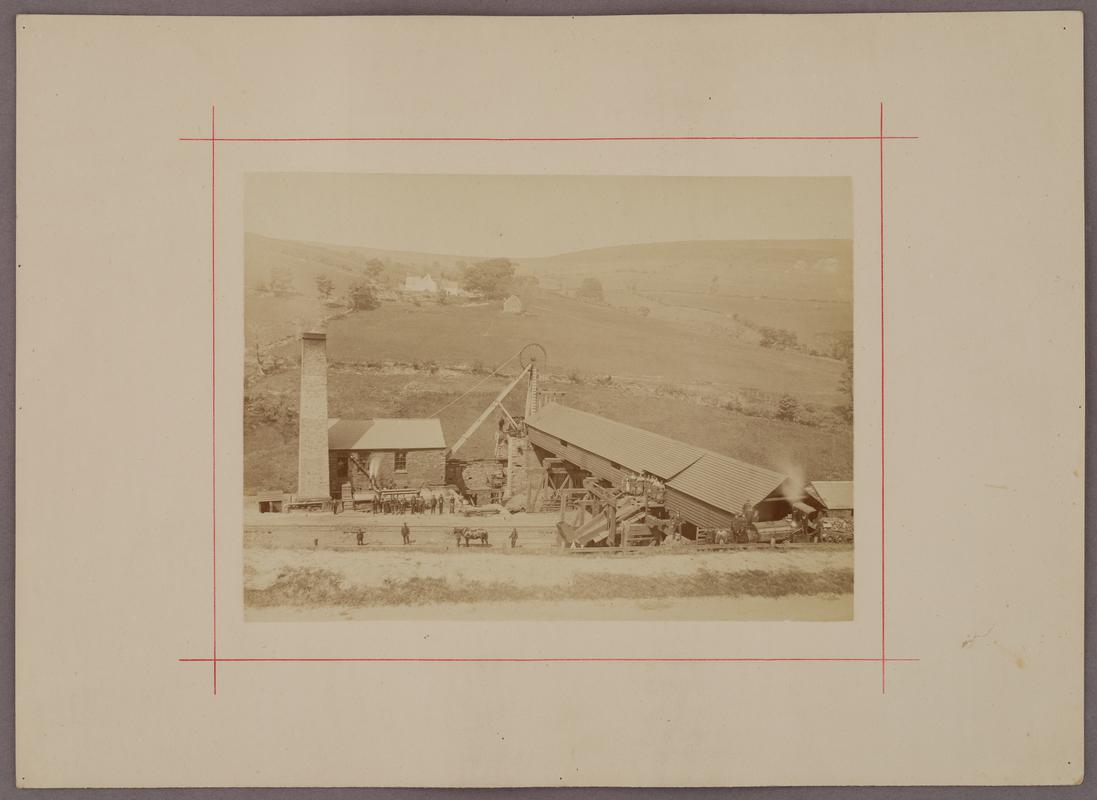 General view of Cilhaul Colliery, Deri.