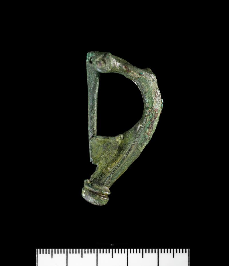 Roman copper alloy bow brooch
