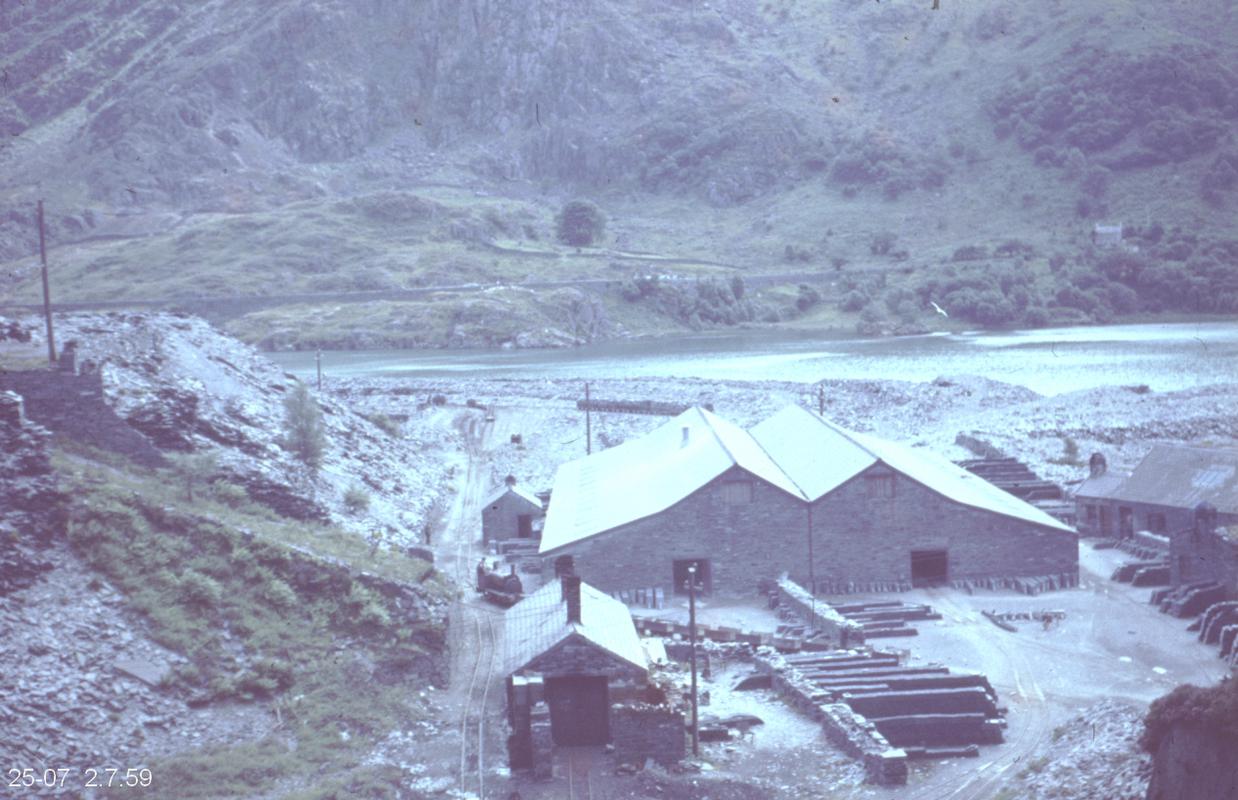 View of one of the saw sheds at Dinorwig Quarry