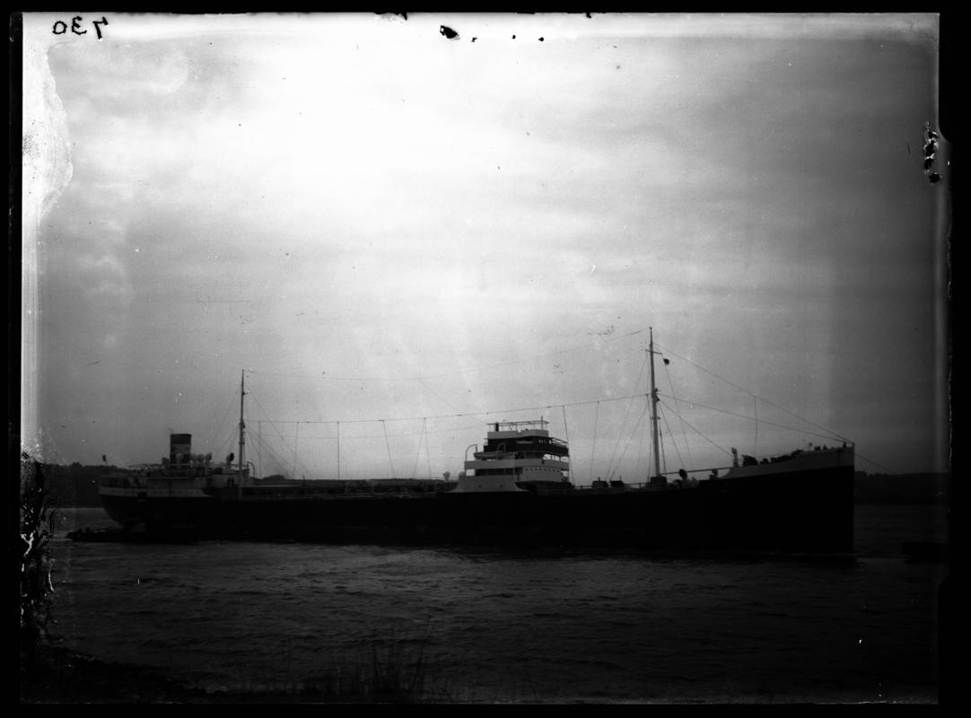 M.V. ARAMIS, glass negative