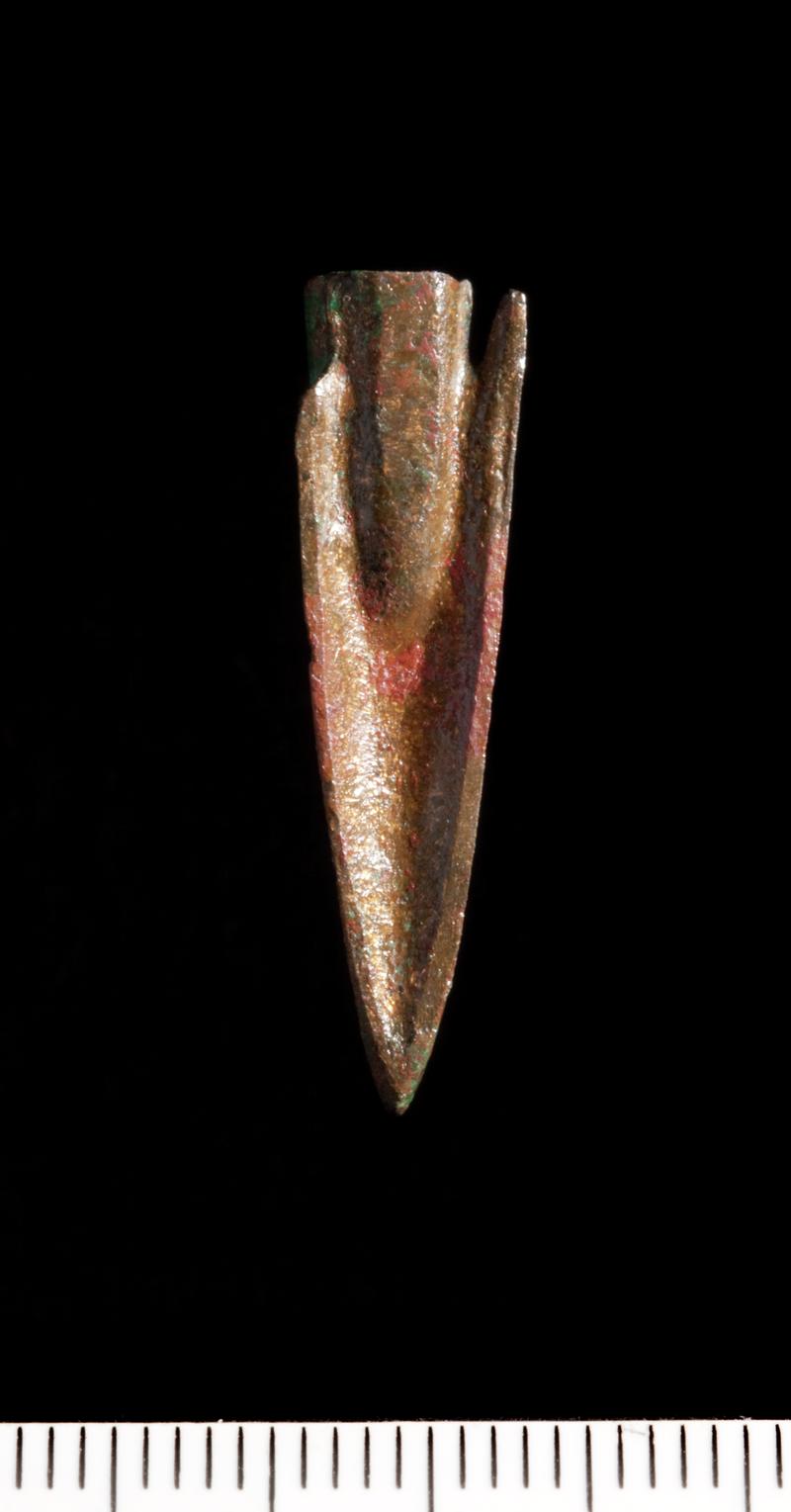 Cast bronze arrowhead