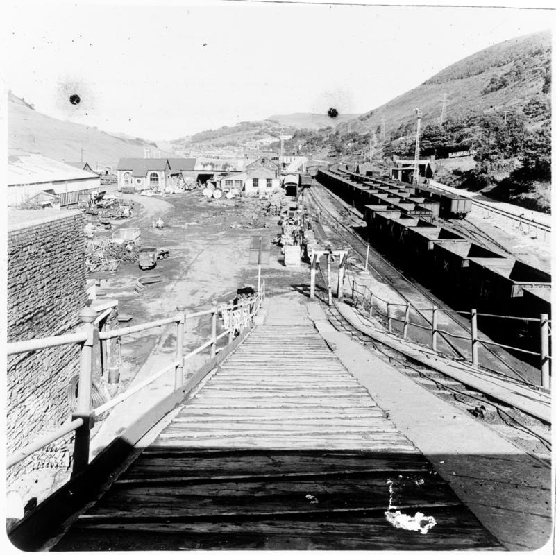 Positive Transparency illustrating the installation of skip winding at Marine Colliery.