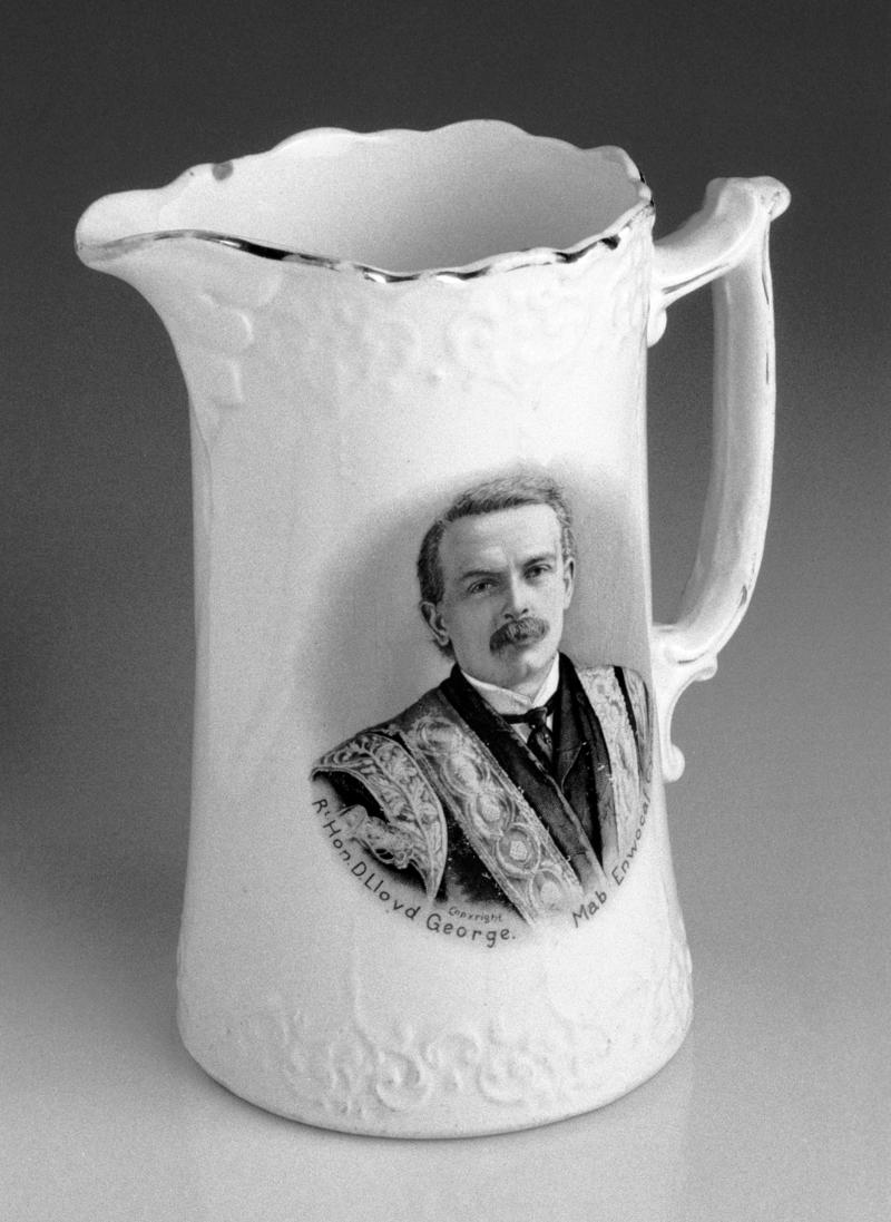 David Lloyd George portrait on a jug