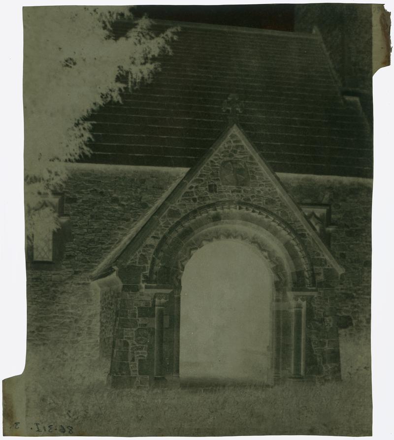 Norman arched porch, photograph