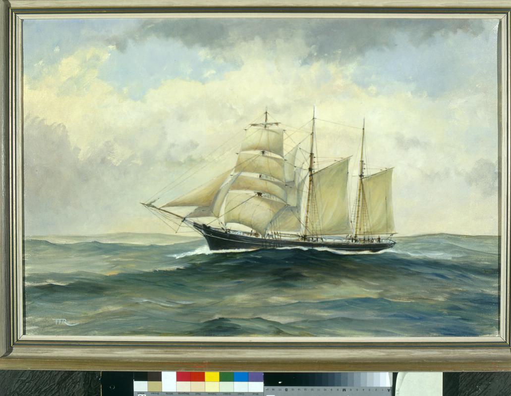 The barquentine NYMPH of Newquay