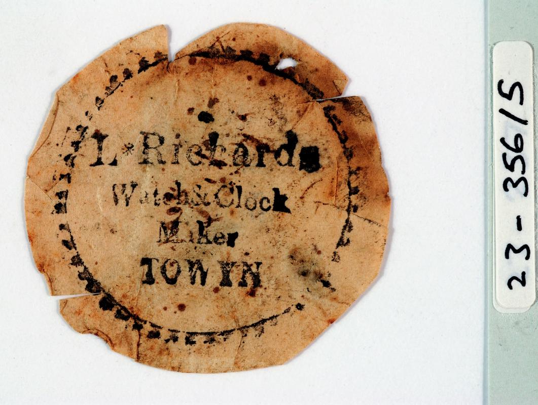 Watch case paper