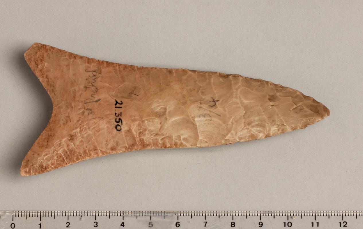 Neolithic flint lance head