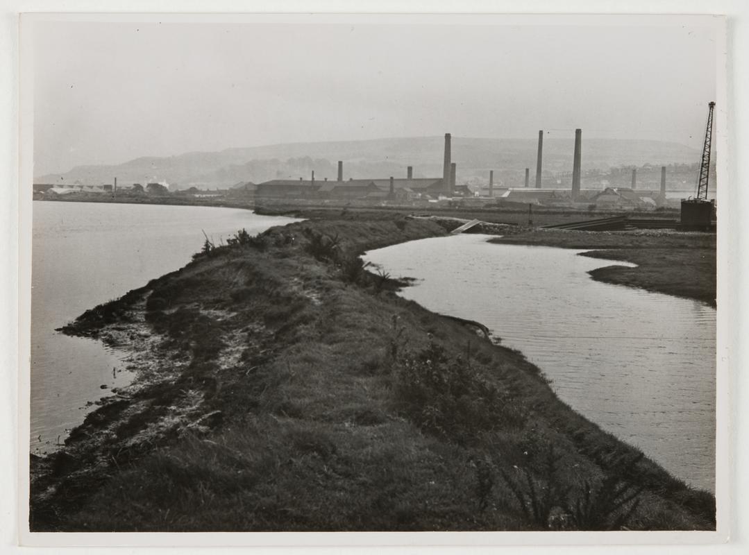 Photograph pertaining to the Eagle / Eaglesbush Tinplate Works and the former Metal Box Works, Neath.