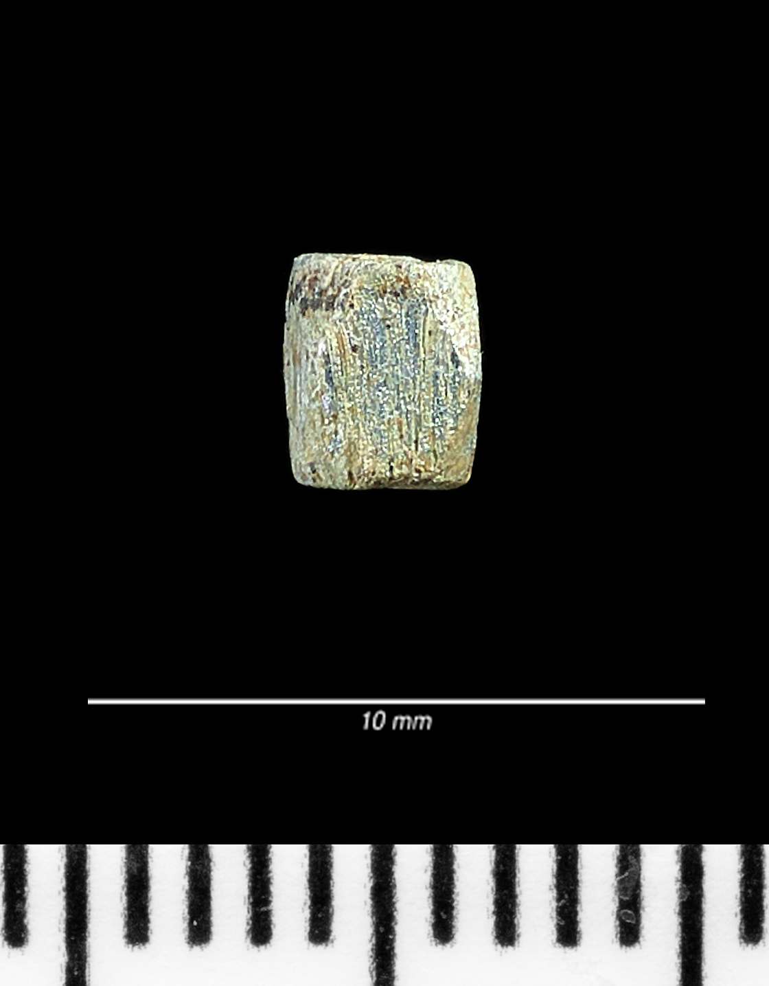 Roman glass square sectioned bead