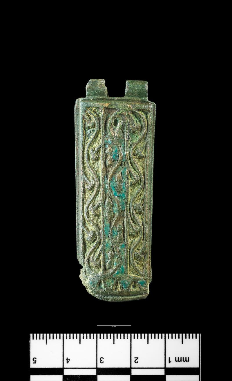 Roman copper alloy buckle plate