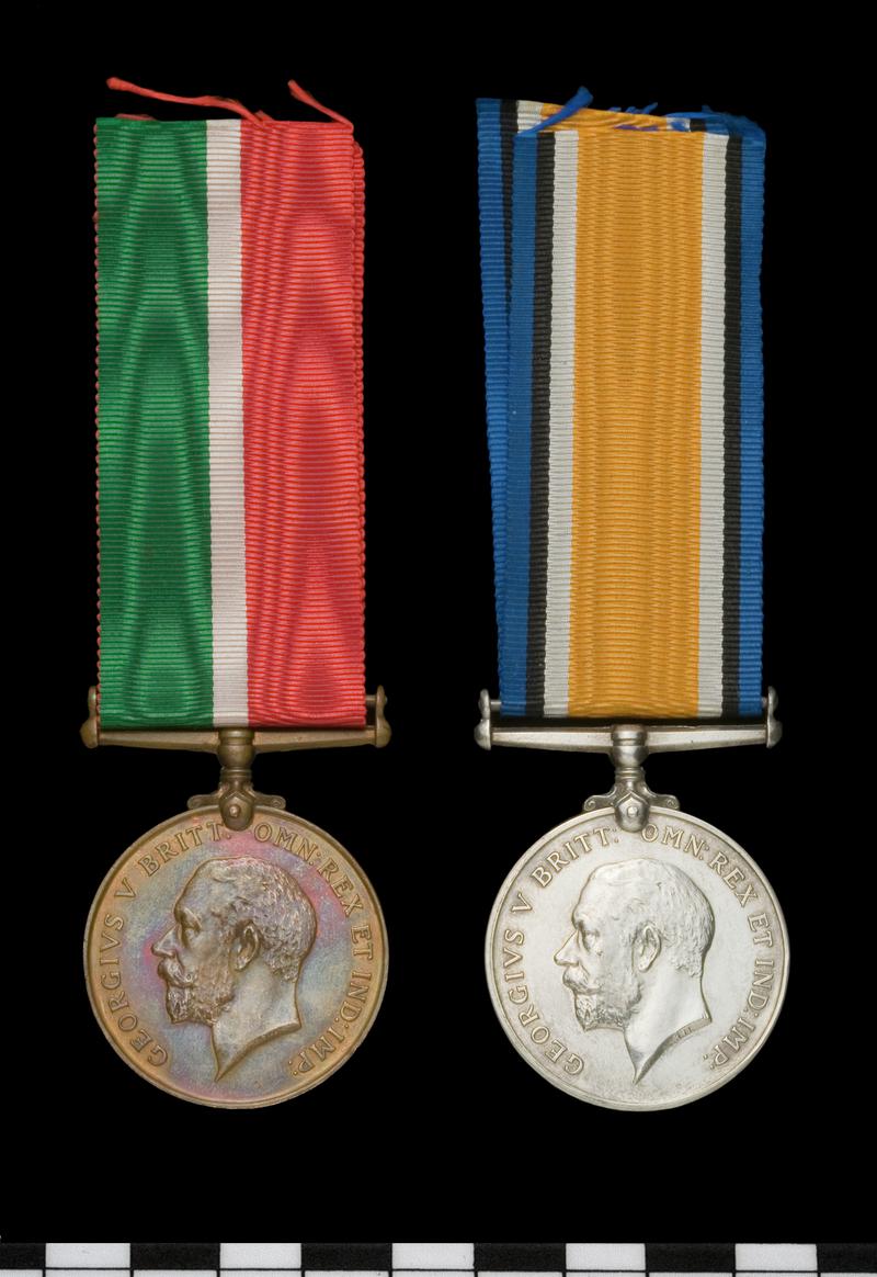 British War Medals and Mercantile Marine Medal