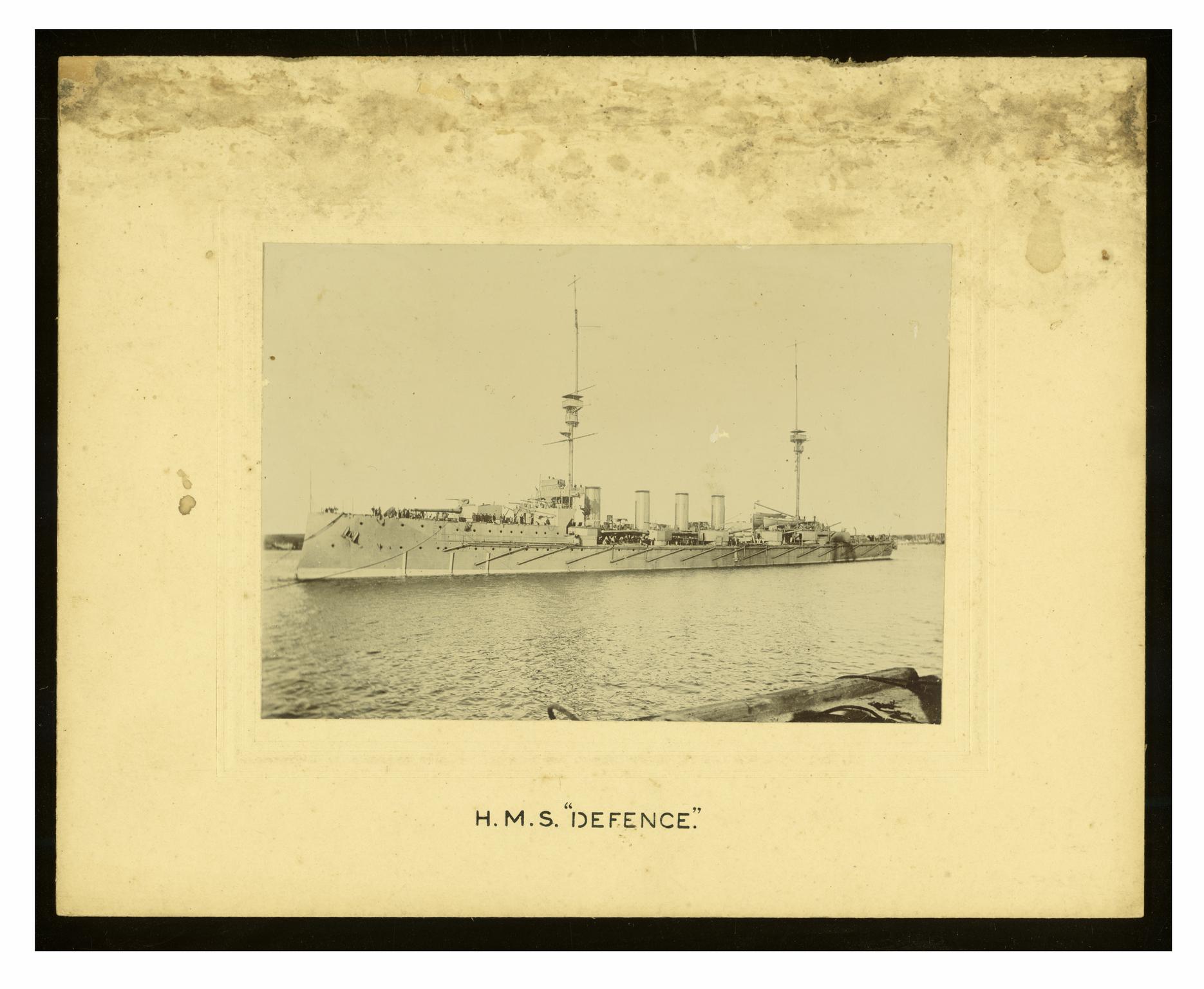 H.M.S. DEFENCE, photograph