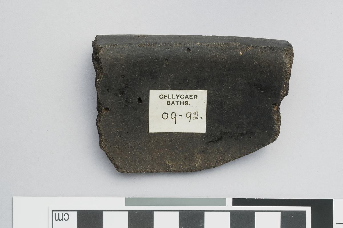 Roman pottery flanged dish