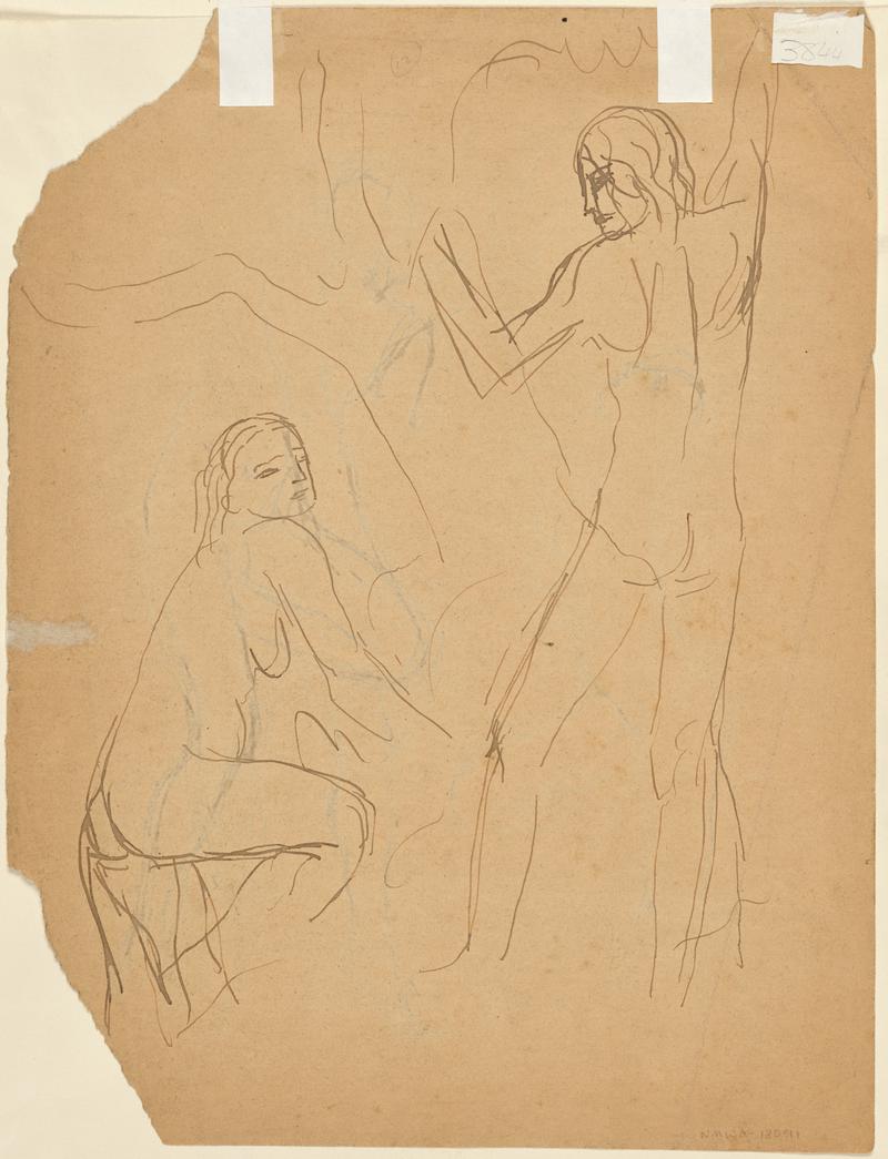 Study for Adam and Eve