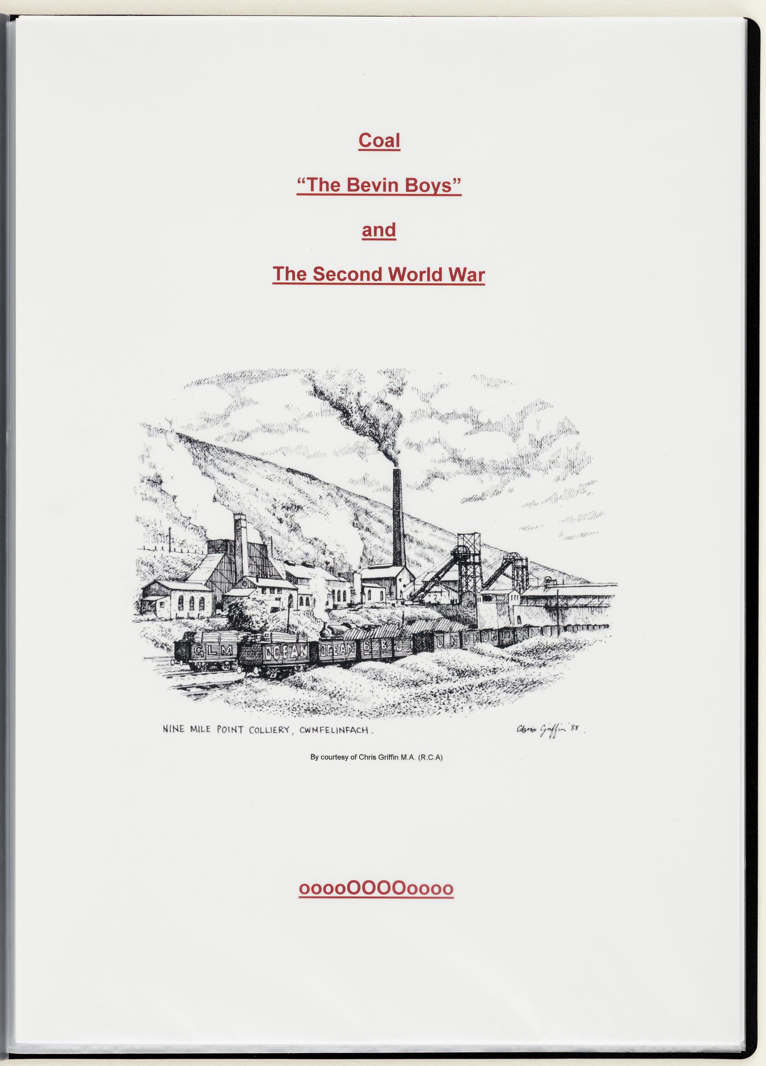 Coal "The Bevin Boys" and the Second World War (article)