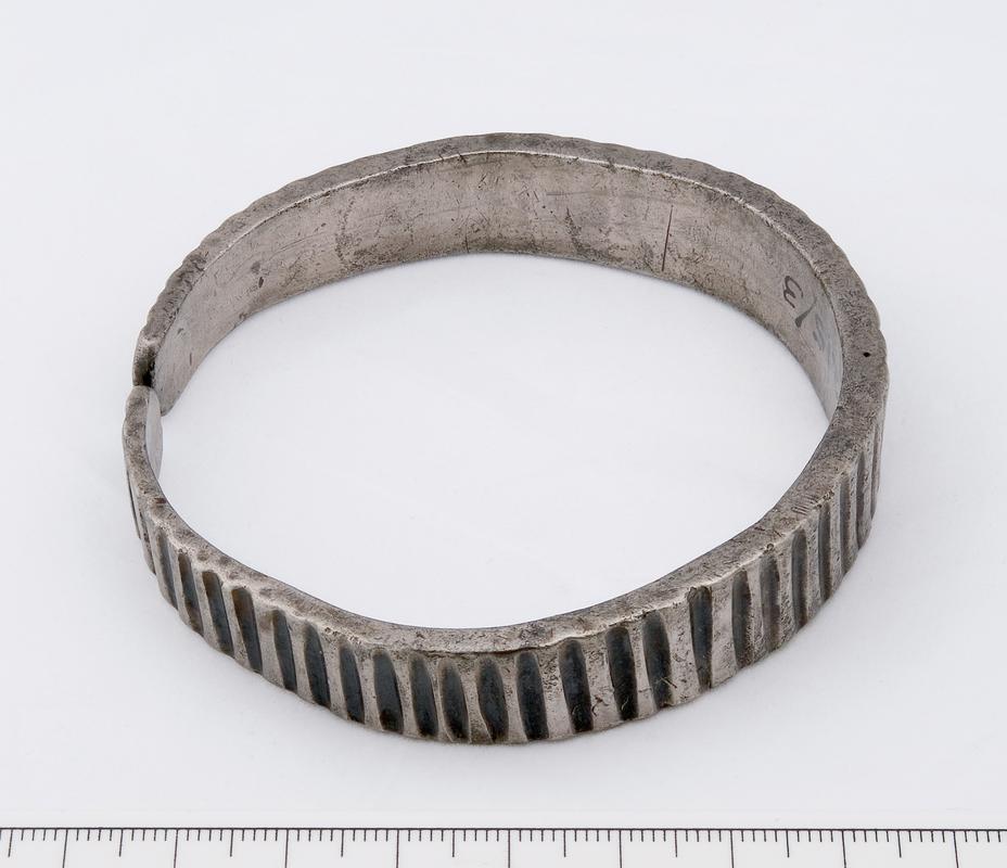 Early Medieval silver arm ring