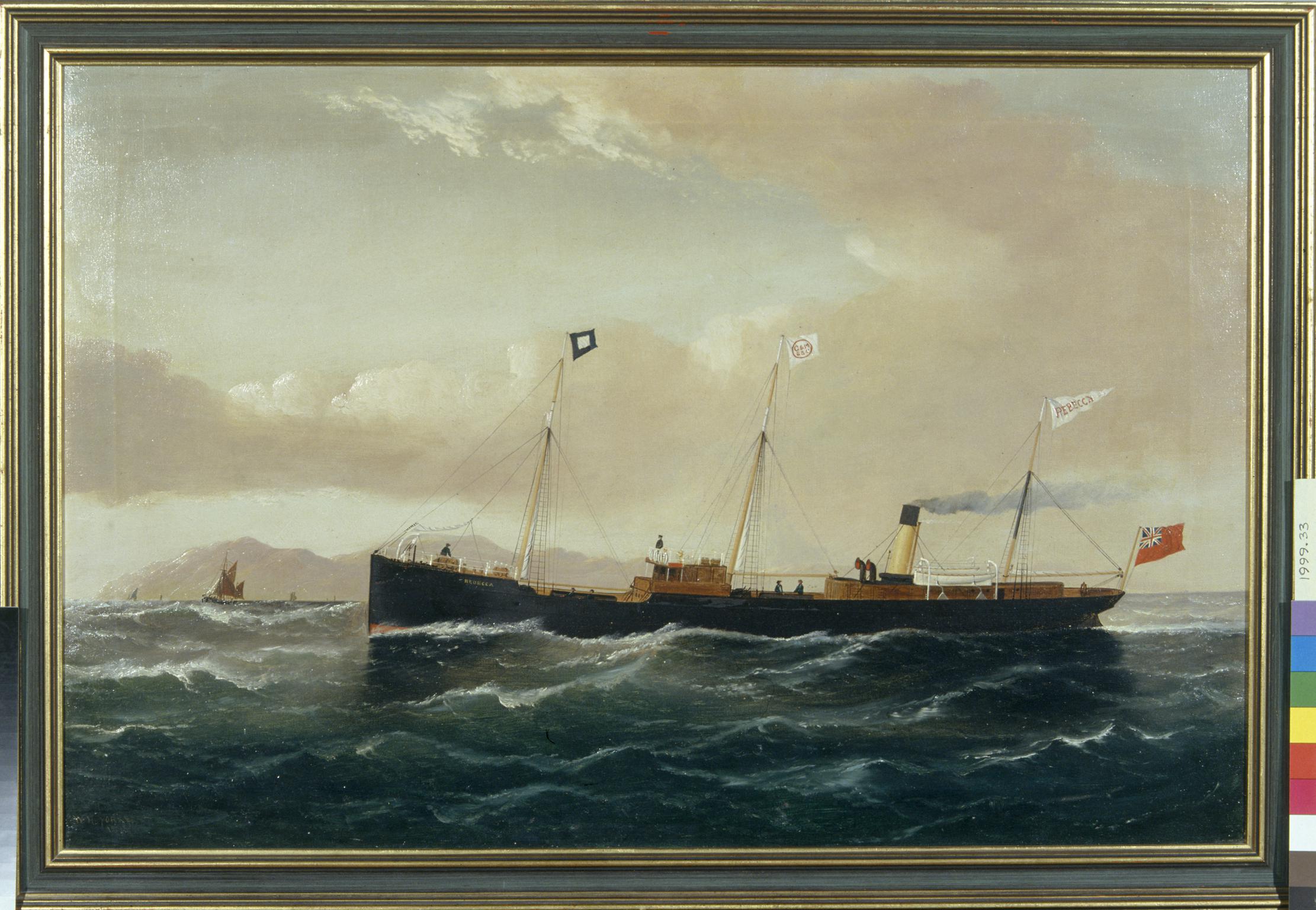 The Cargo Steamer REBECCA (painting)