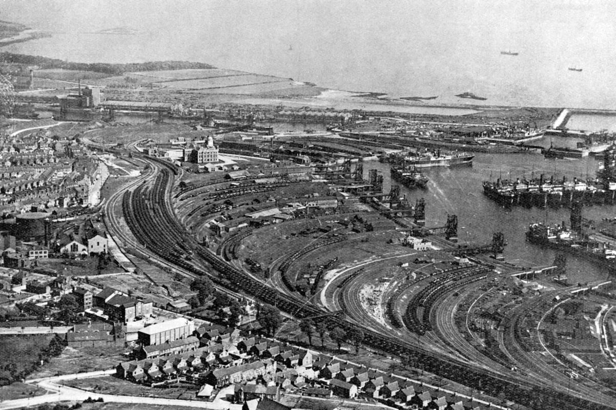 General view of Barry Docks