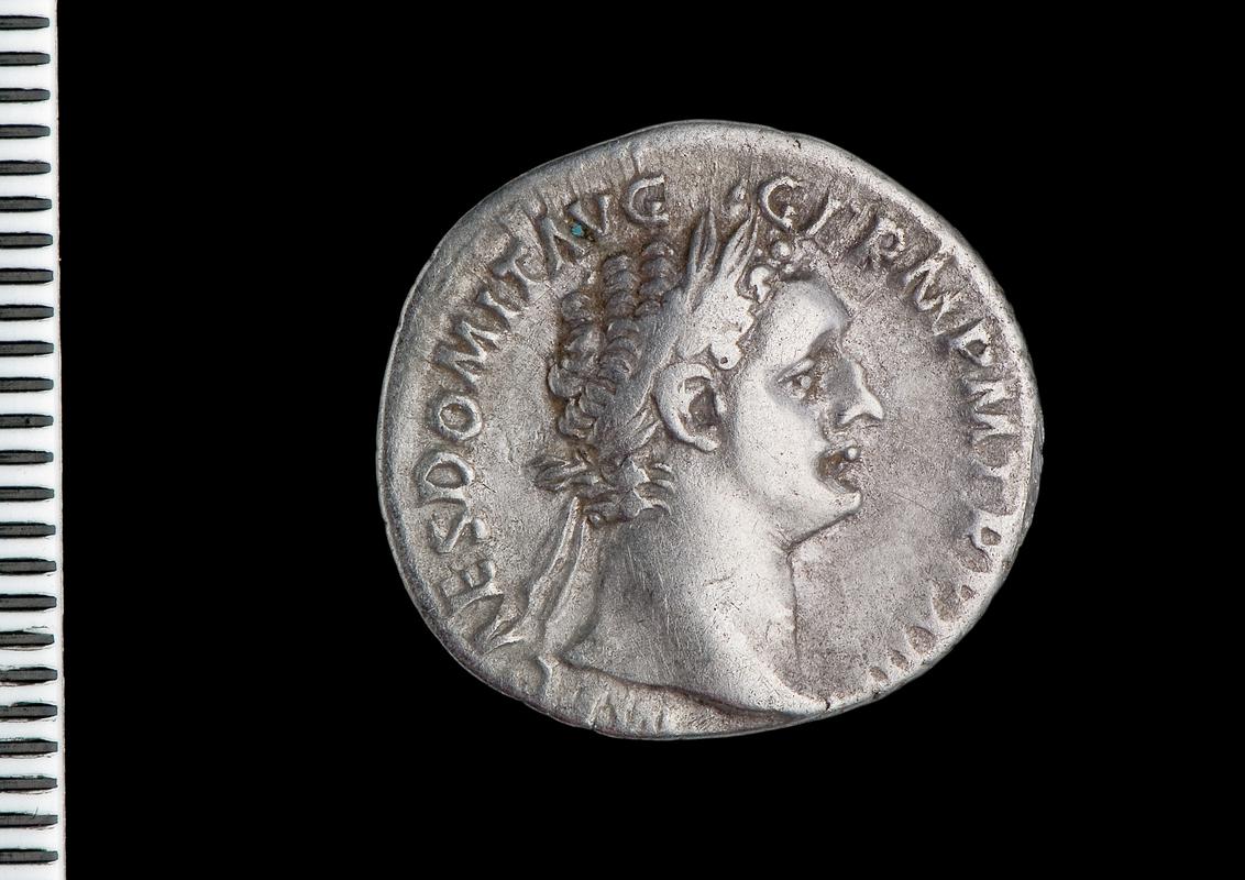 silver denarius (obv.)