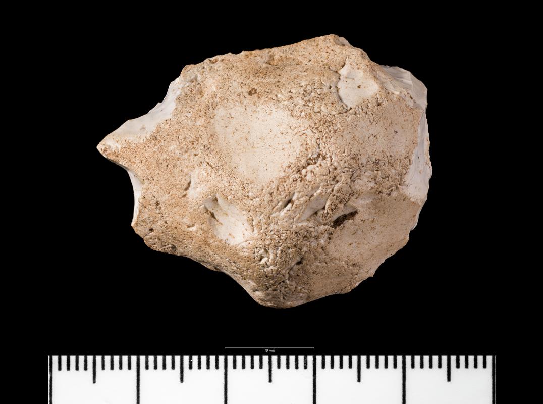 Early Mesolithic flint scraper