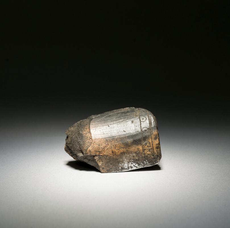 Medieval bone chess piece