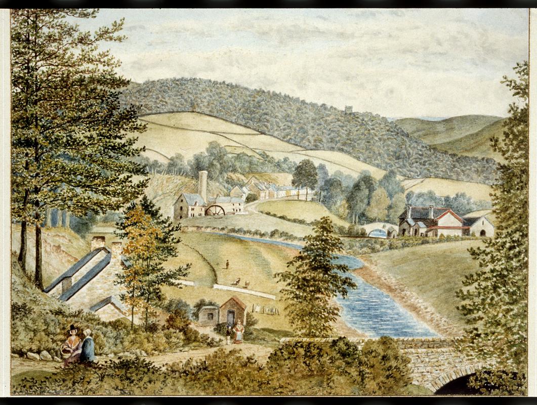 Troed-y-rhiw Colliery from Cymmer, Porth