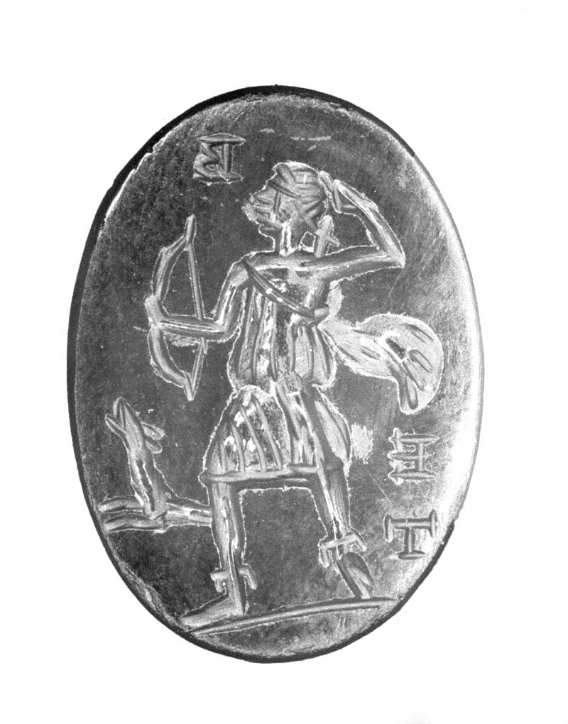 Roman intaglio (Diana Venatrix)