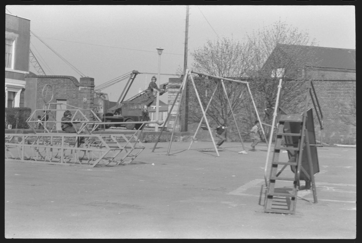 Children's playground in front of Bute Esplanade.