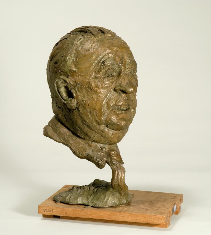 Bronze bust of Sir Alfred Nicholas