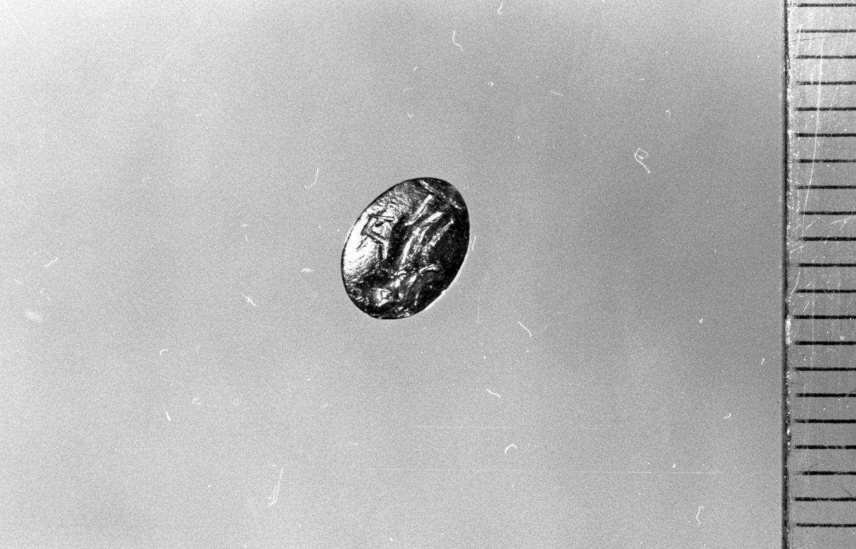 Roman intaglio (Mercury)