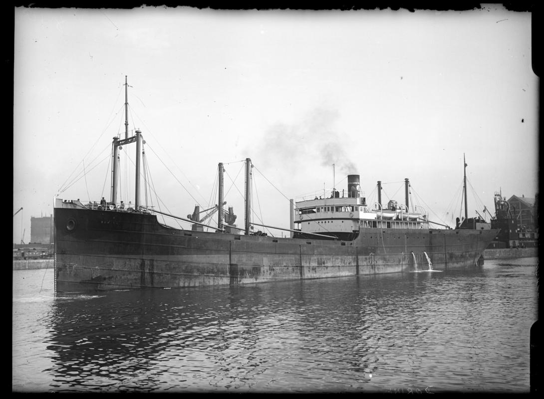 S.S. DORINE, glass negative