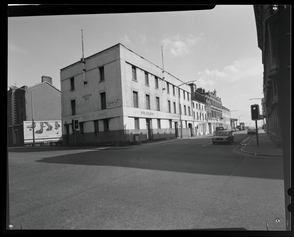 The Maritime Hall, corner of Bute Street and Bute Place.