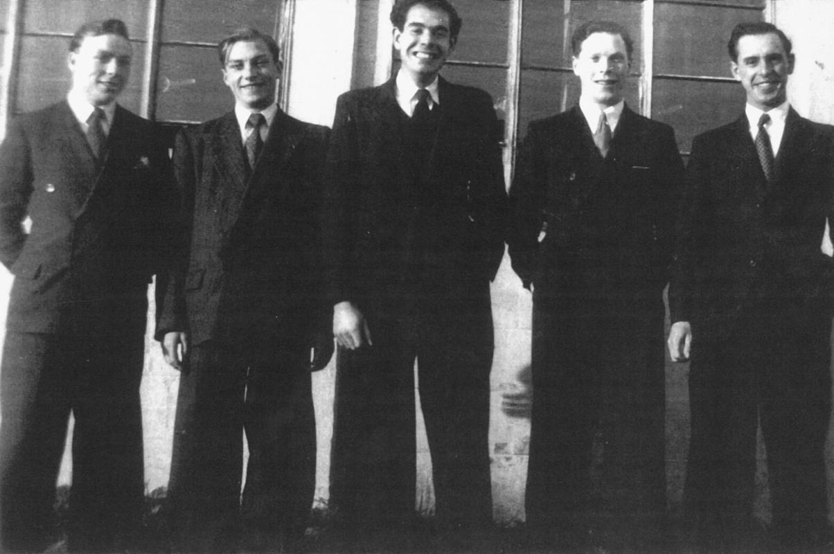 Group of five Bevin Boys