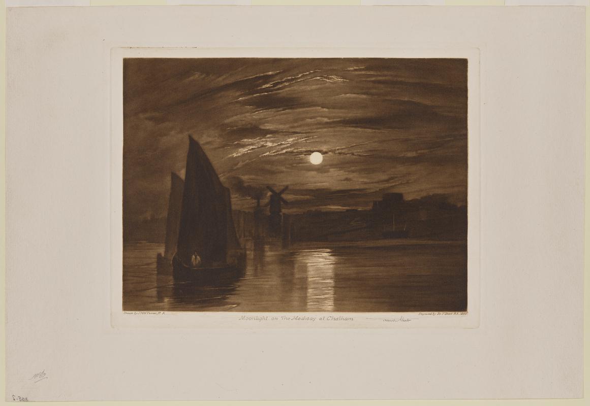 Moonlight on the Medway at Chatham