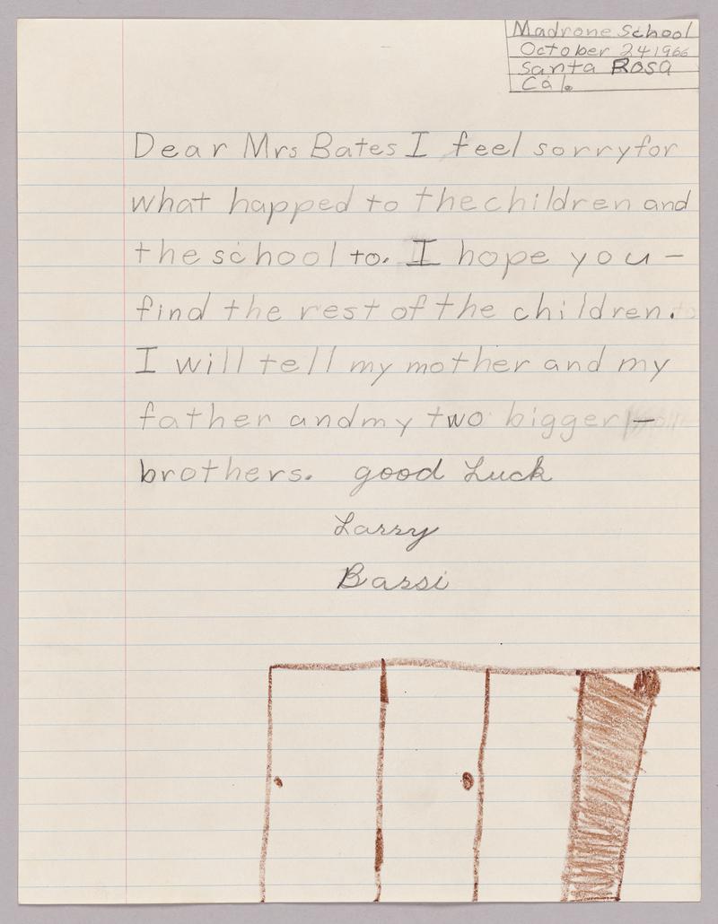 Aberfan, letter
