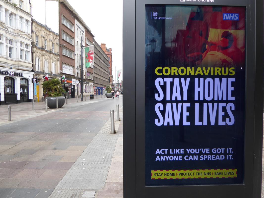 Taken in Cardiff during the Coronavirus lockdown. April 2020