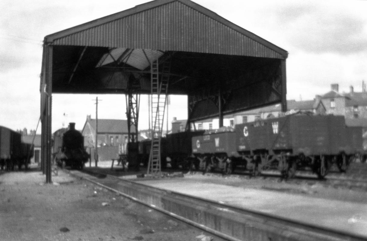 Merthyr loco. yard, 1932, negative
