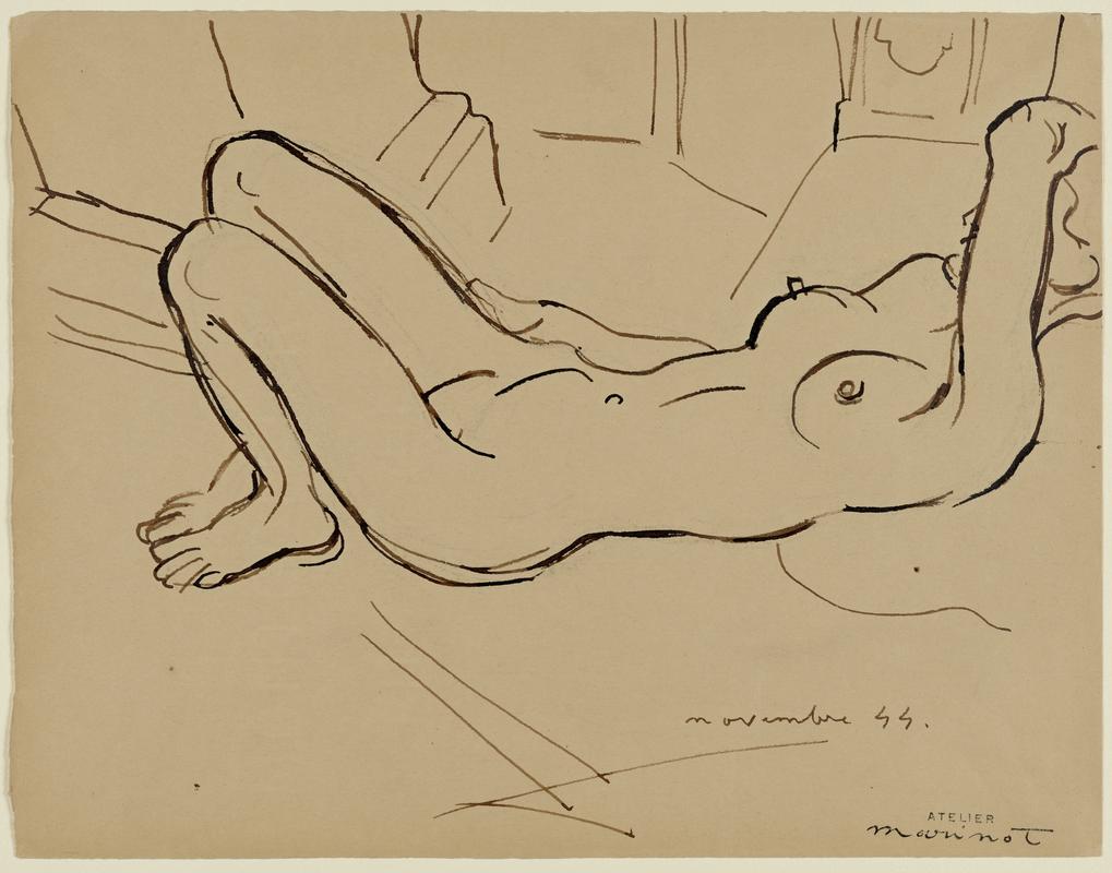 Florence lying down, 1944