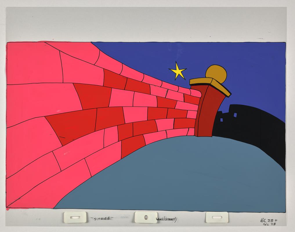 Funny Bones background animation production artwork from episode 'Give the Dog a Bone'.