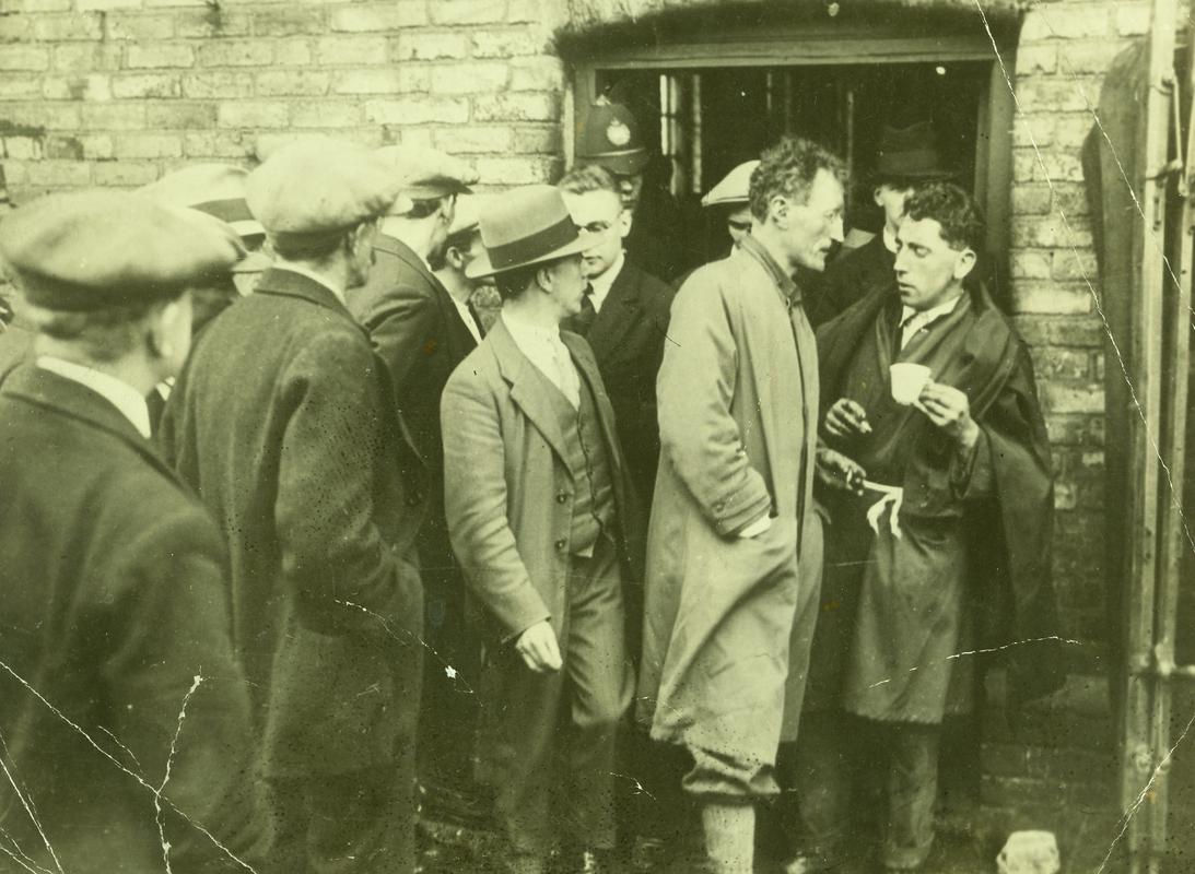 Dr Crowe attending the Milfraen Colliery disaster